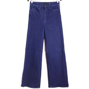 JOE'S JEANS The Mia High Rise Wide Leg Jeans Cinema Dark Blue Women's 27